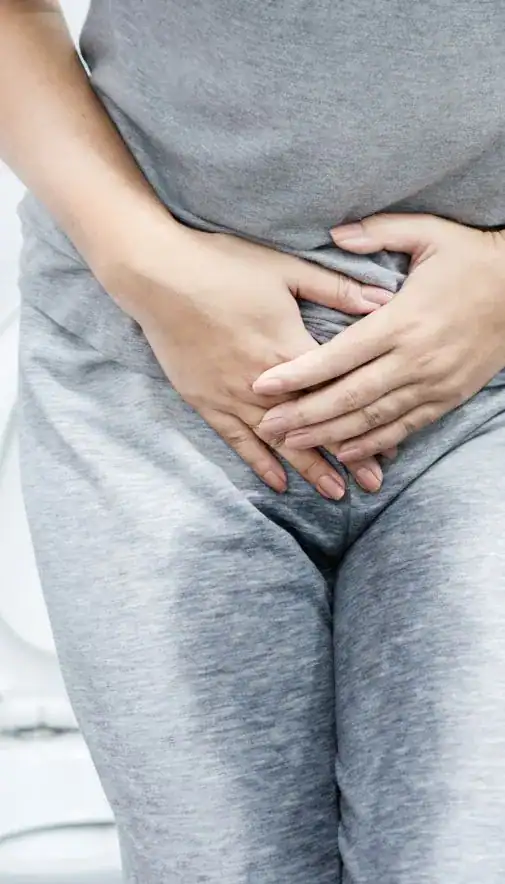 Image of woman had accident and needing stress incontinence treatment Kingston Upon Thames